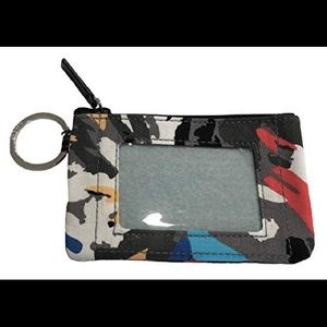 BRAND NEW Vera Bradley Splash Floral Zip ID Case